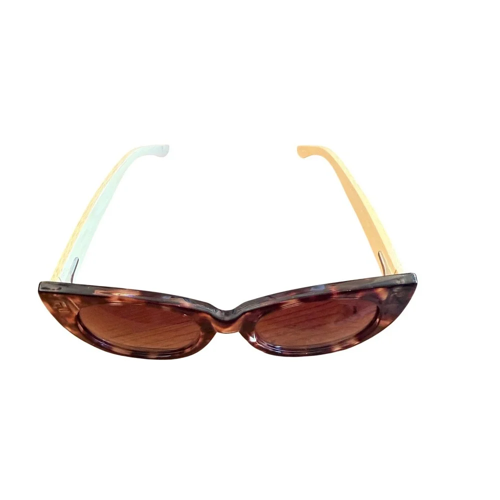 Panama Jack Polarized Cat Eye Sunglasses Tortoise Retro Glam Coastal Chic